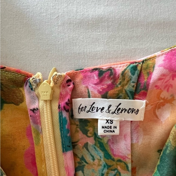 🍋 For Love And Lemons Nina Dress in Yellow - Picture 13 of 16